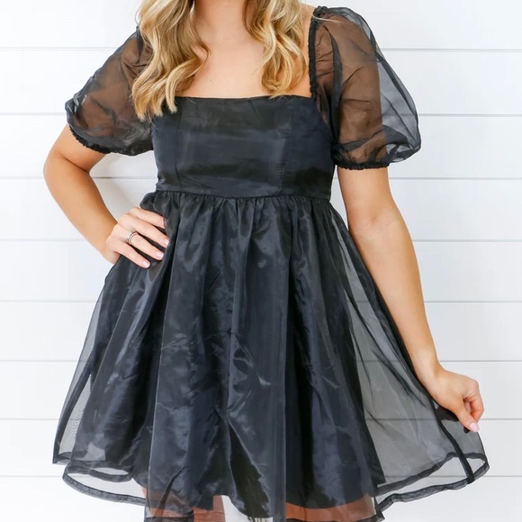 Gaudie Dresses & Skirts - Gaudie & co black babydoll dress